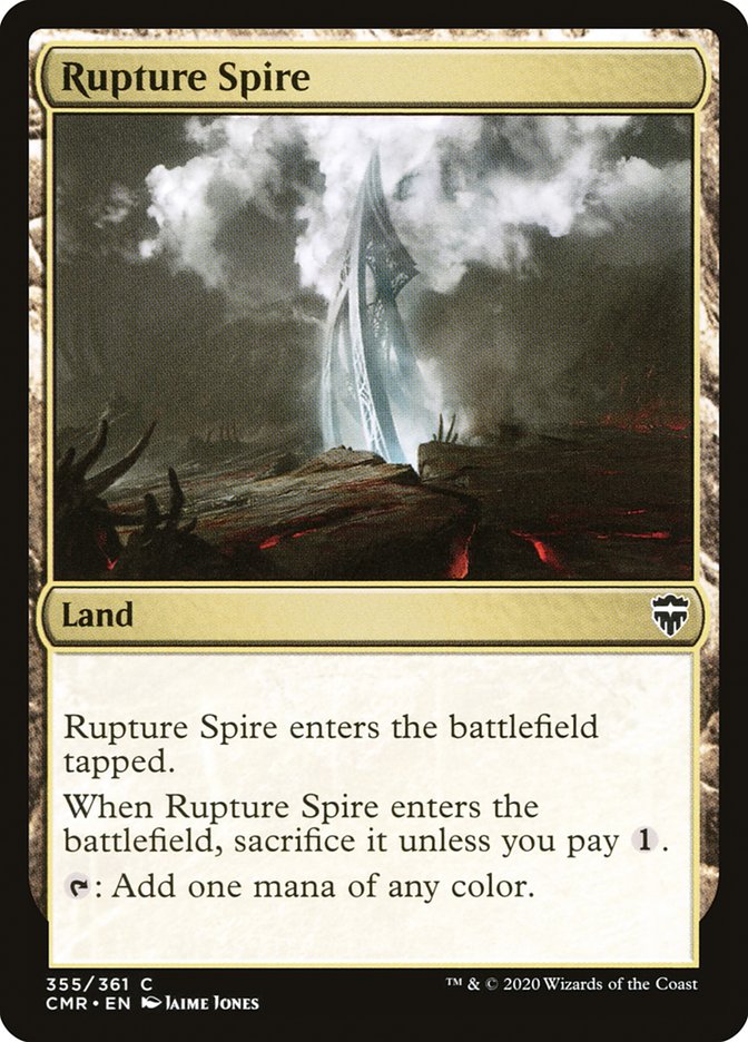 Rupture Spire (355) [Commander Legends] | Gate City Games LLC