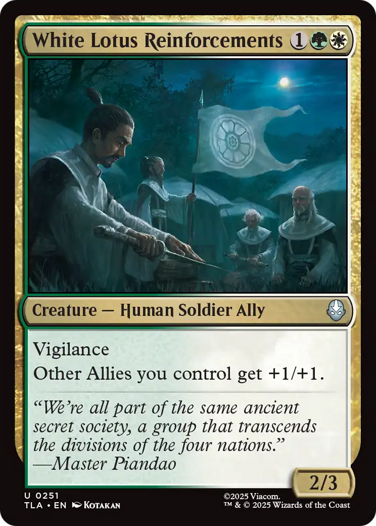 White Lotus Reinforcements [Avatar: The Last Airbender] | Gate City Games LLC