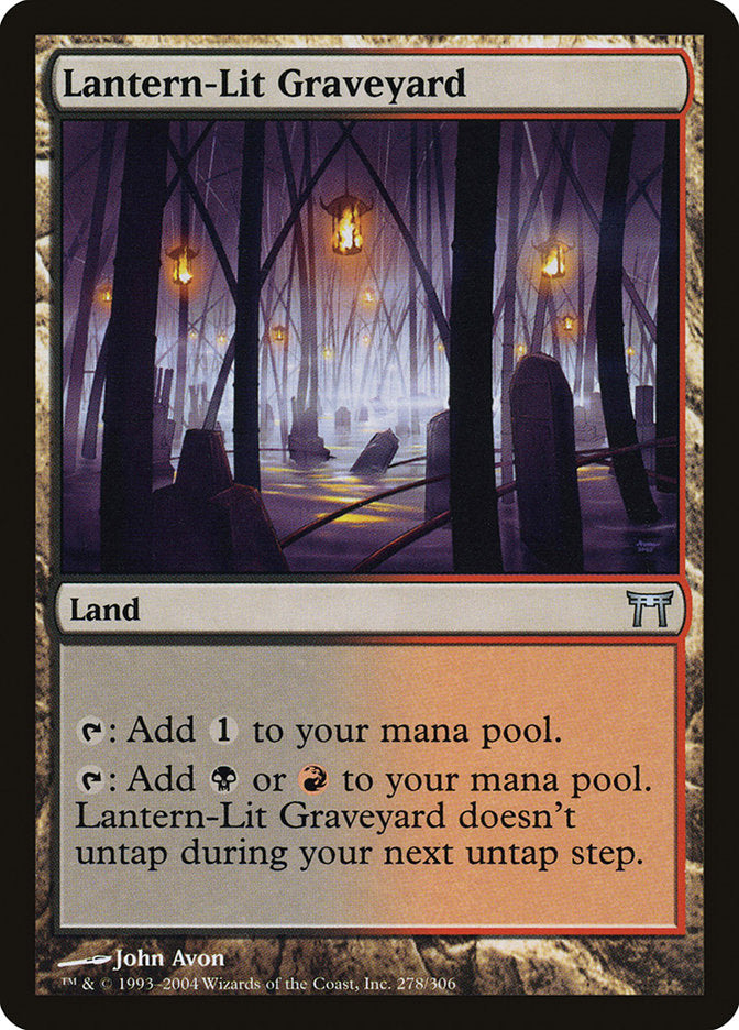 Lantern-Lit Graveyard [Champions of Kamigawa] | Gate City Games LLC