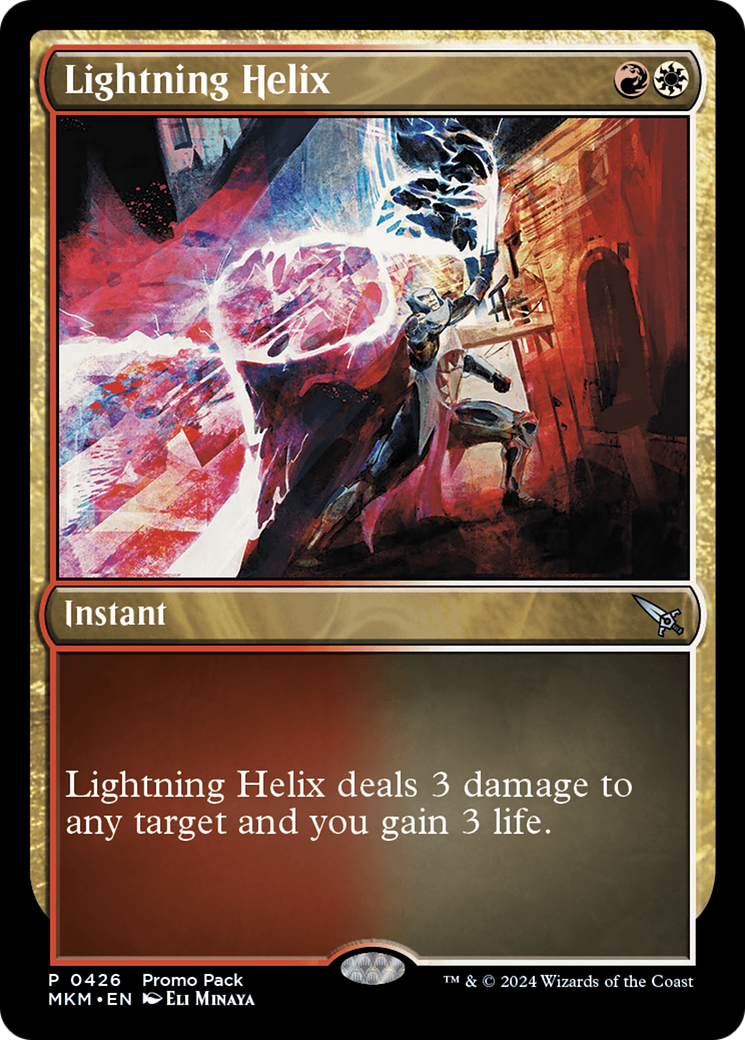 Lightning Helix (Promo Pack) [Murders at Karlov Manor Promos] | Gate City Games LLC