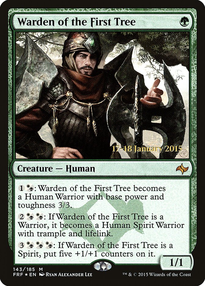 Warden of the First Tree [Fate Reforged Prerelease Promos] | Gate City Games LLC