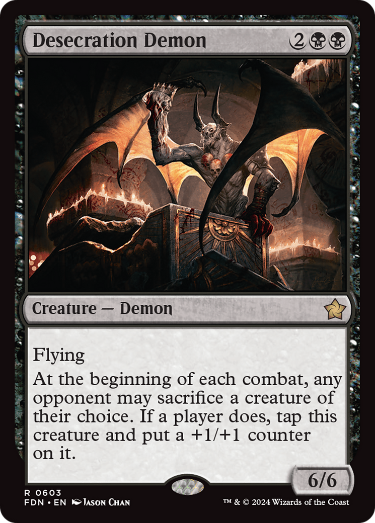 Desecration Demon [Foundations] | Gate City Games LLC