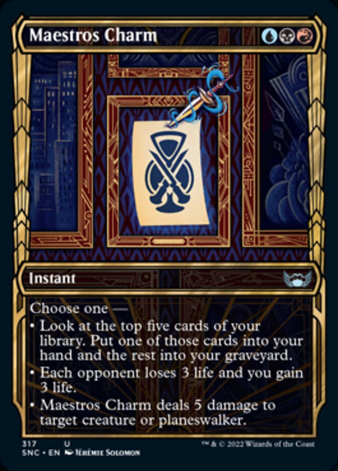 Maestros Charm (Showcase Golden Age) [Streets of New Capenna] | Gate City Games LLC