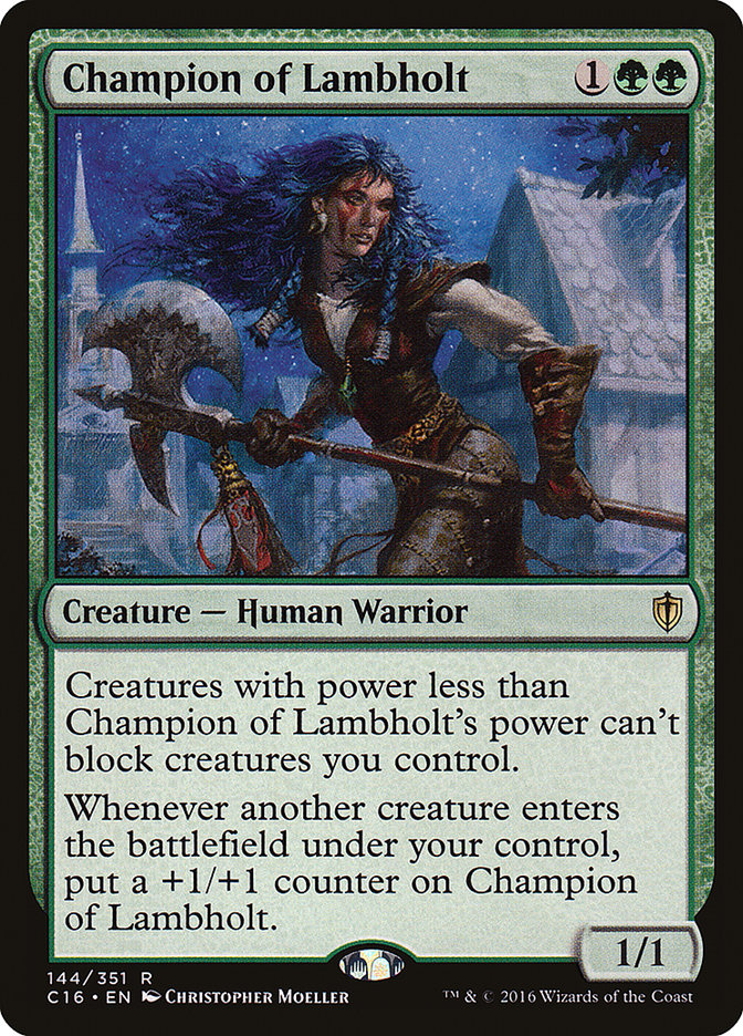 Champion of Lambholt [Commander 2016] | Gate City Games LLC