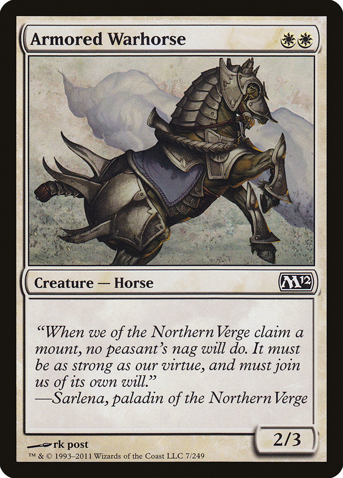 Armored Warhorse [Magic 2012] | Gate City Games LLC
