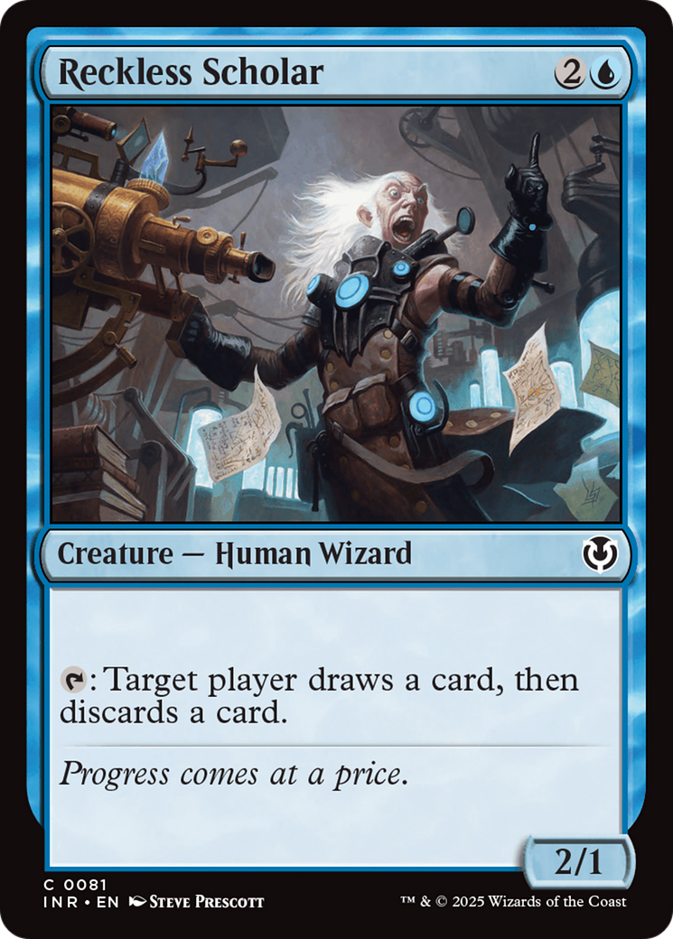 Reckless Scholar [Innistrad Remastered] | Gate City Games LLC