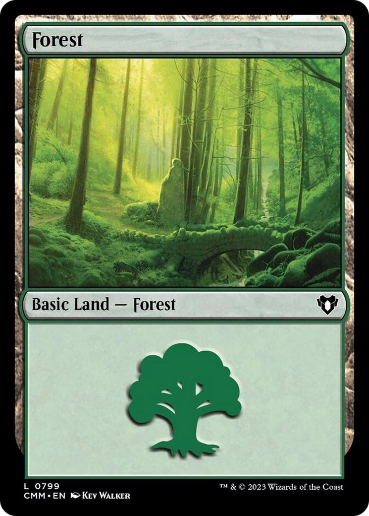 Forest (799) [Commander Masters] | Gate City Games LLC