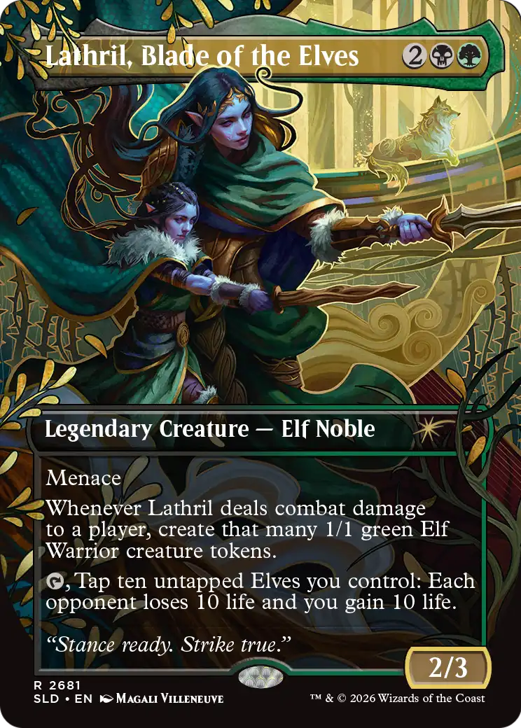 Lathril, Blade of the Elves [Secret Lair Drop Series] | Gate City Games LLC