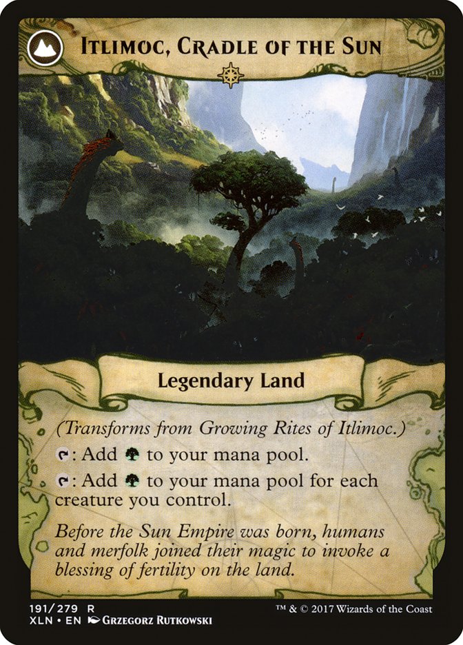 Growing Rites of Itlimoc // Itlimoc, Cradle of the Sun [Ixalan] | Gate City Games LLC