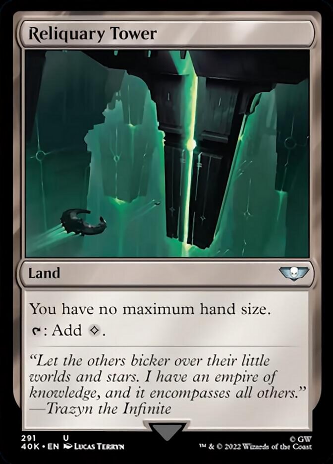 Reliquary Tower (Surge Foil) [Warhammer 40,000] | Gate City Games LLC