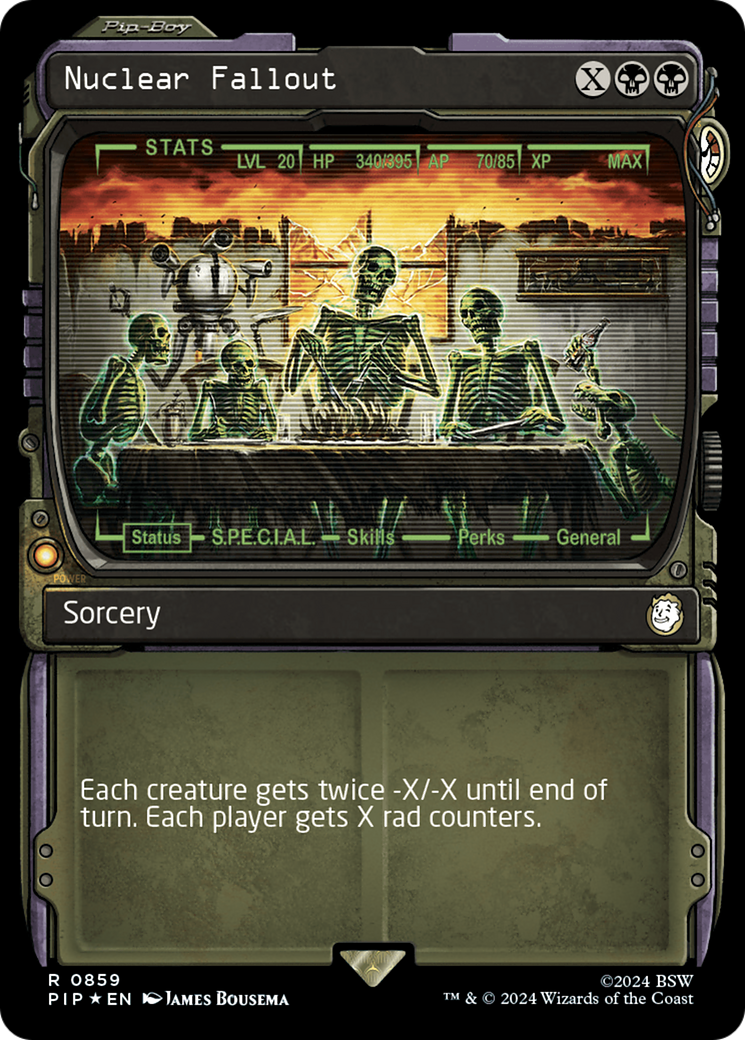 Nuclear Fallout (Showcase) (Surge Foil) [Fallout] | Gate City Games LLC