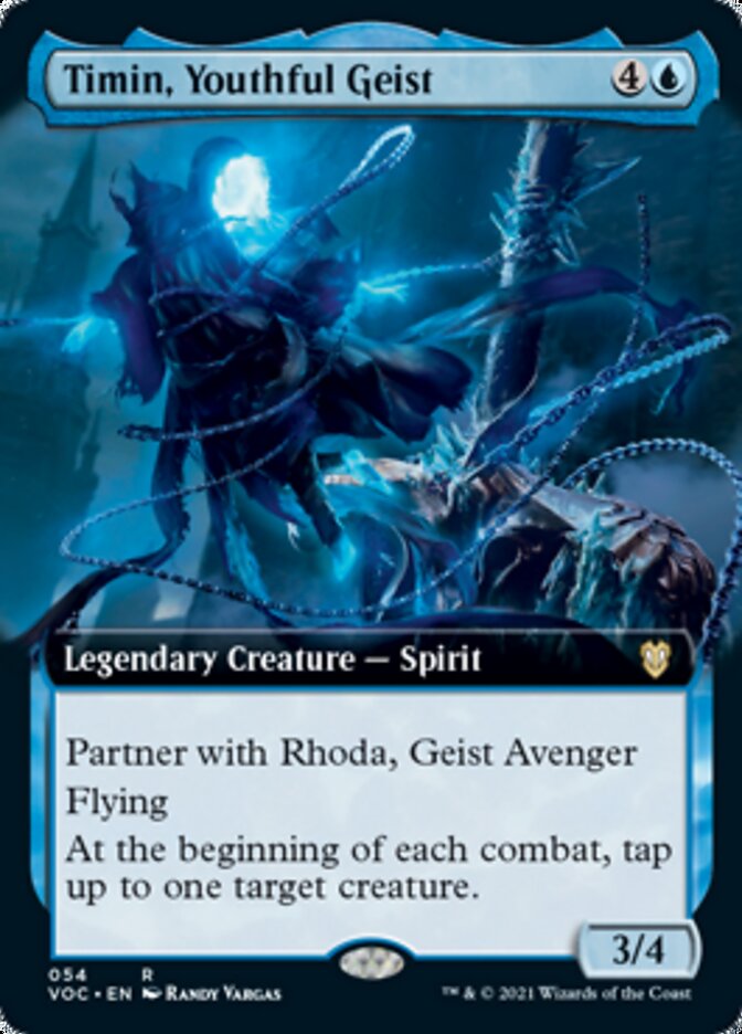 Timin, Youthful Geist (Extended Art) [Innistrad: Crimson Vow Commander] | Gate City Games LLC