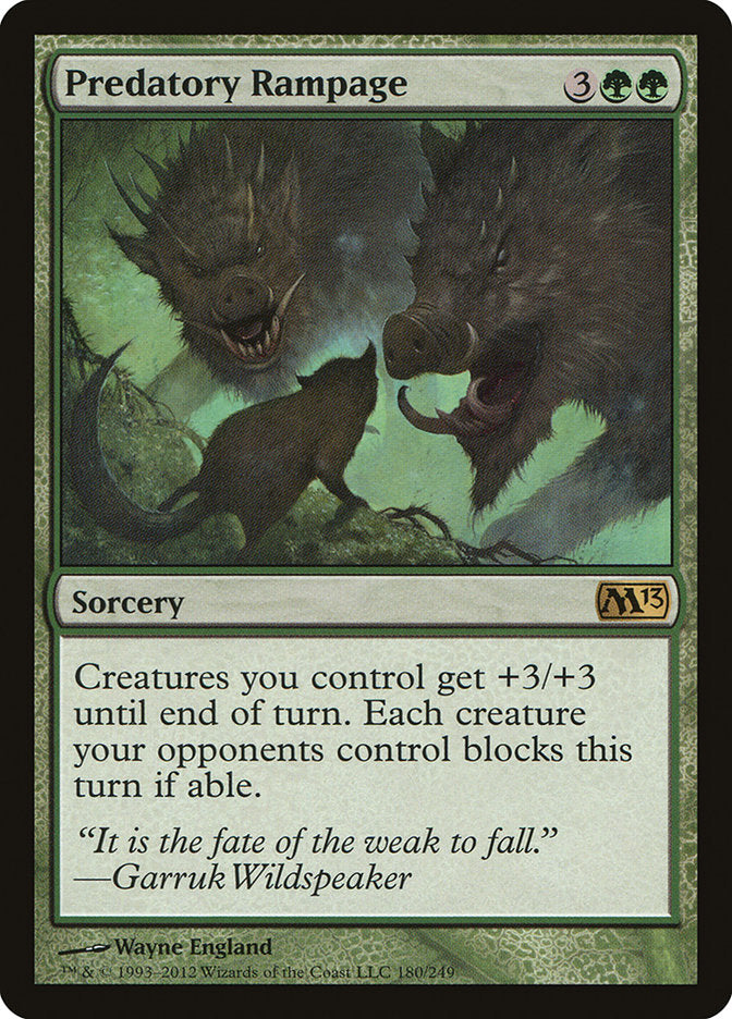 Predatory Rampage [Magic 2013] | Gate City Games LLC