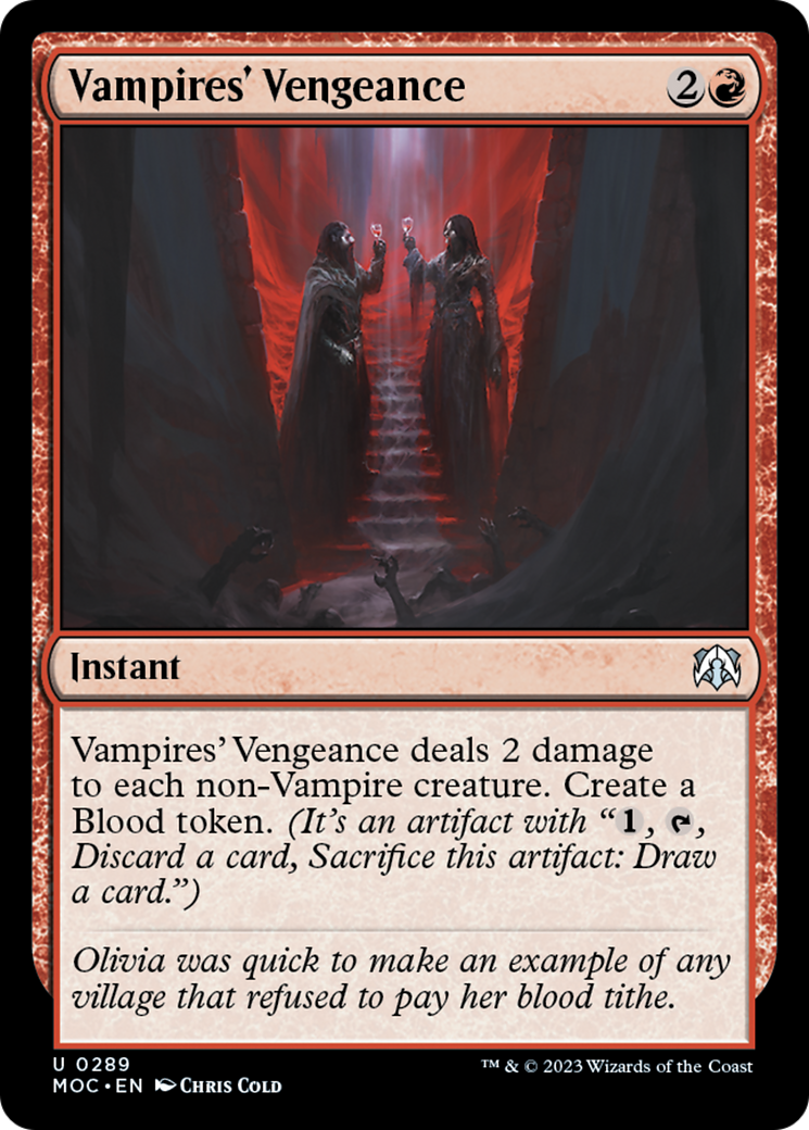 Vampires' Vengeance [March of the Machine Commander] | Gate City Games LLC