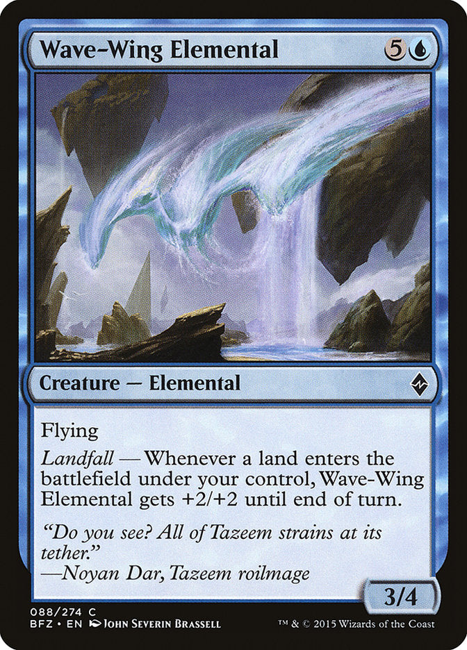 Wave-Wing Elemental [Battle for Zendikar] | Gate City Games LLC