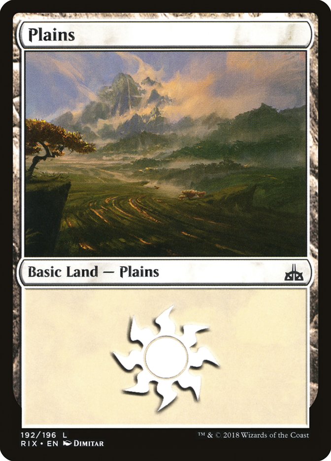 Plains (192) [Rivals of Ixalan] | Gate City Games LLC