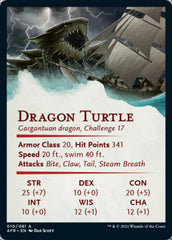 Dragon Turtle Art Card [Dungeons & Dragons: Adventures in the Forgotten Realms Art Series] | Gate City Games LLC