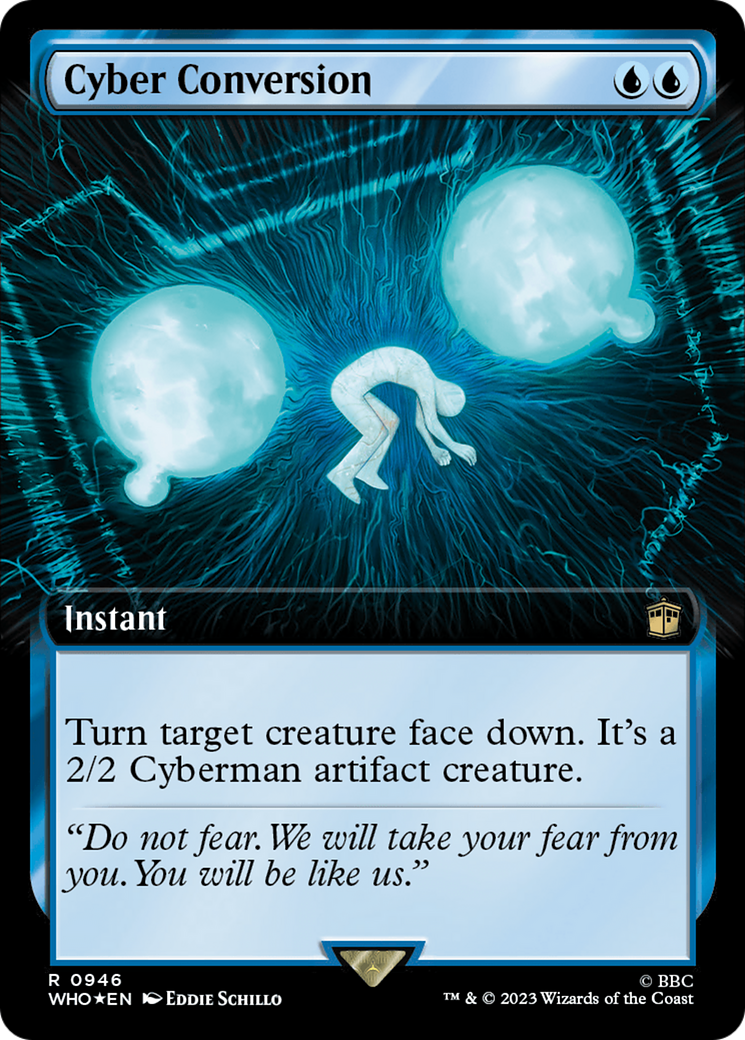 Cyber Conversion (Extended Art) (Surge Foil) [Doctor Who] | Gate City Games LLC