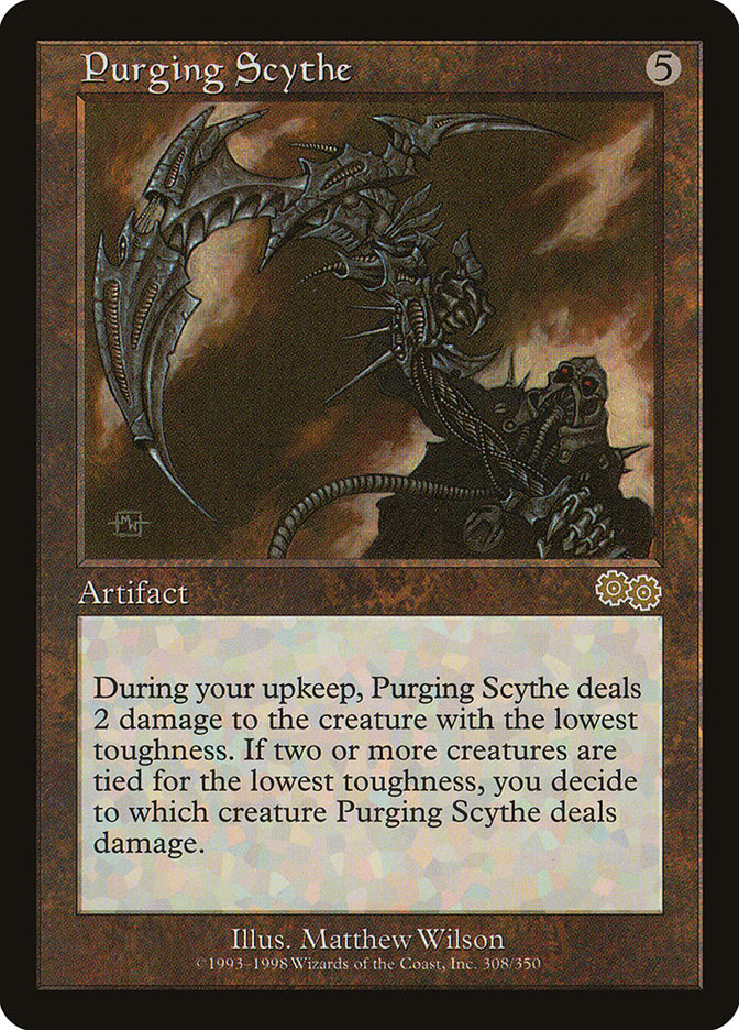 Purging Scythe [Urza's Saga] | Gate City Games LLC