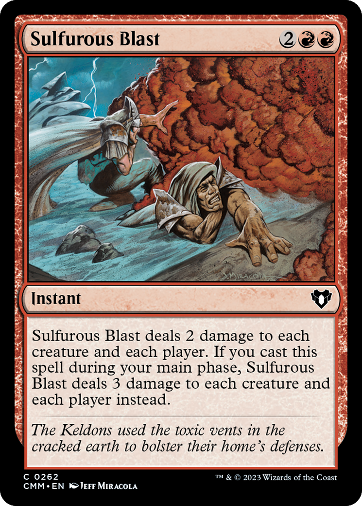 Sulfurous Blast [Commander Masters] | Gate City Games LLC