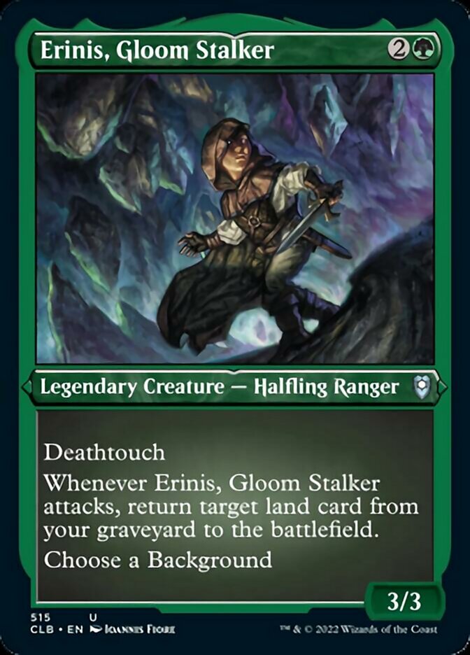 Erinis, Gloom Stalker (Foil Etched) [Commander Legends: Battle for Baldur's Gate] | Gate City Games LLC