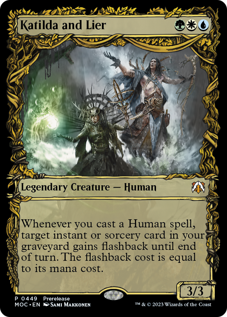 Katilda and Lier (Showcase Planar Booster Fun) [March of the Machine Commander Prerelease Promos] | Gate City Games LLC