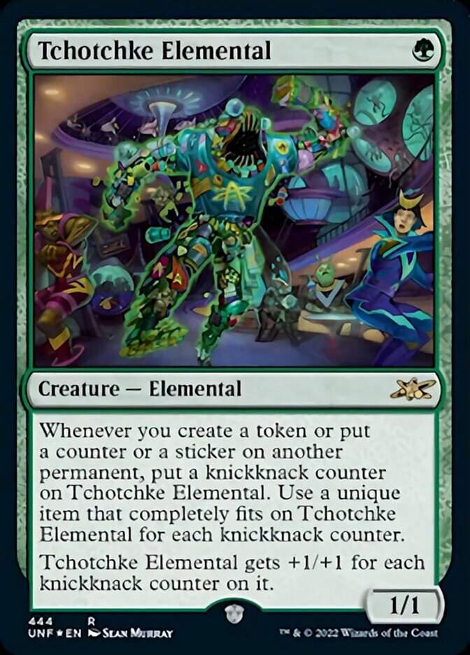 Tchotchke Elemental (Galaxy Foil) [Unfinity] | Gate City Games LLC