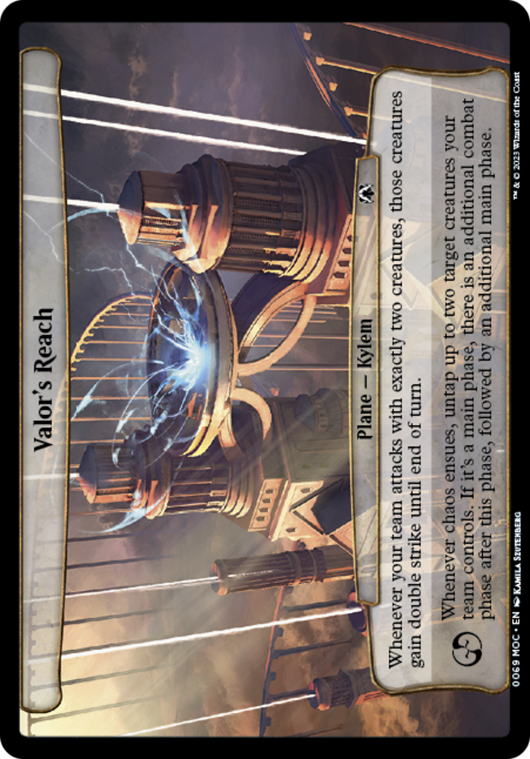 Valor's Reach [March of the Machine Commander] | Gate City Games LLC