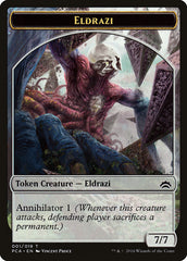 Eldrazi Spawn (002) // Eldrazi Double-Sided Token [Planechase Anthology Tokens] | Gate City Games LLC