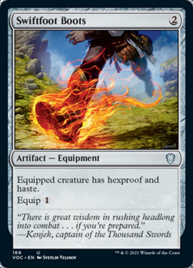Swiftfoot Boots [Innistrad: Crimson Vow Commander] | Gate City Games LLC