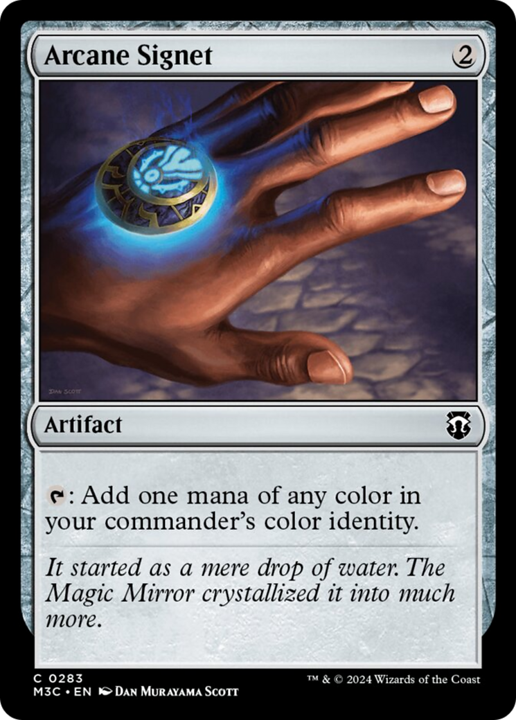 Arcane Signet (Ripple Foil) [Modern Horizons 3 Commander] | Gate City Games LLC
