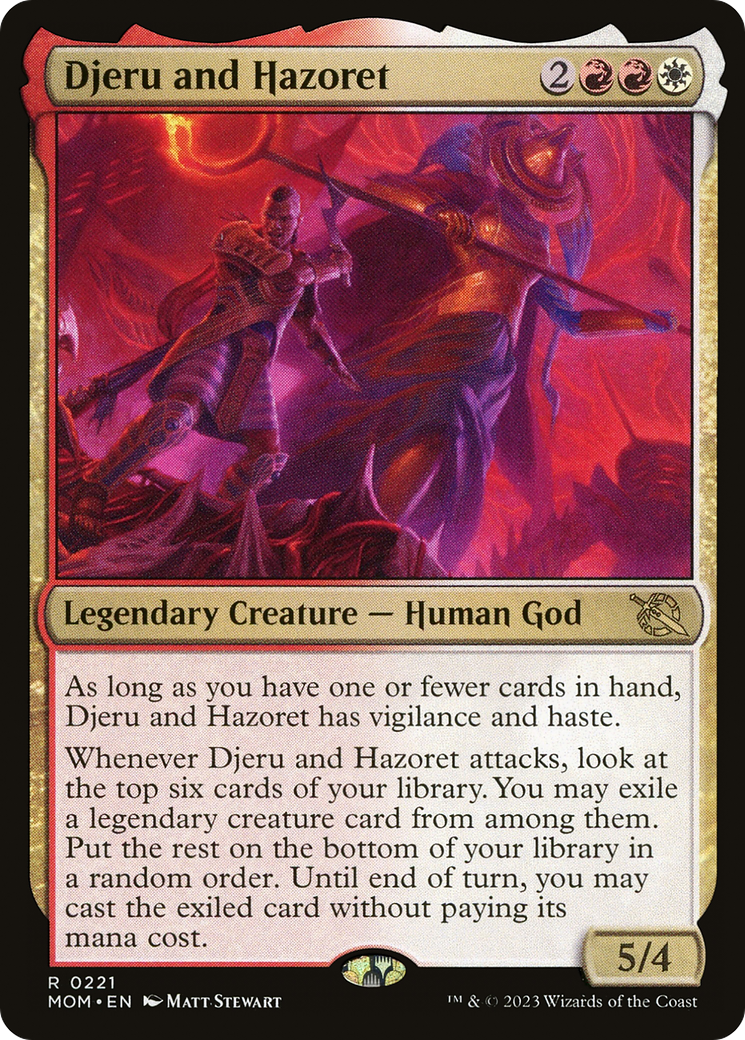 Djeru and Hazoret [March of the Machine] | Gate City Games LLC