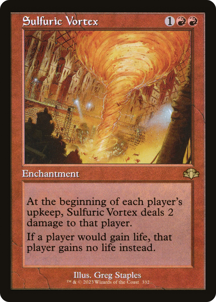 Sulfuric Vortex (Retro) [Dominaria Remastered] | Gate City Games LLC