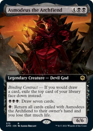 Asmodeus the Archfiend (Extended Art) [Dungeons & Dragons: Adventures in the Forgotten Realms] | Gate City Games LLC