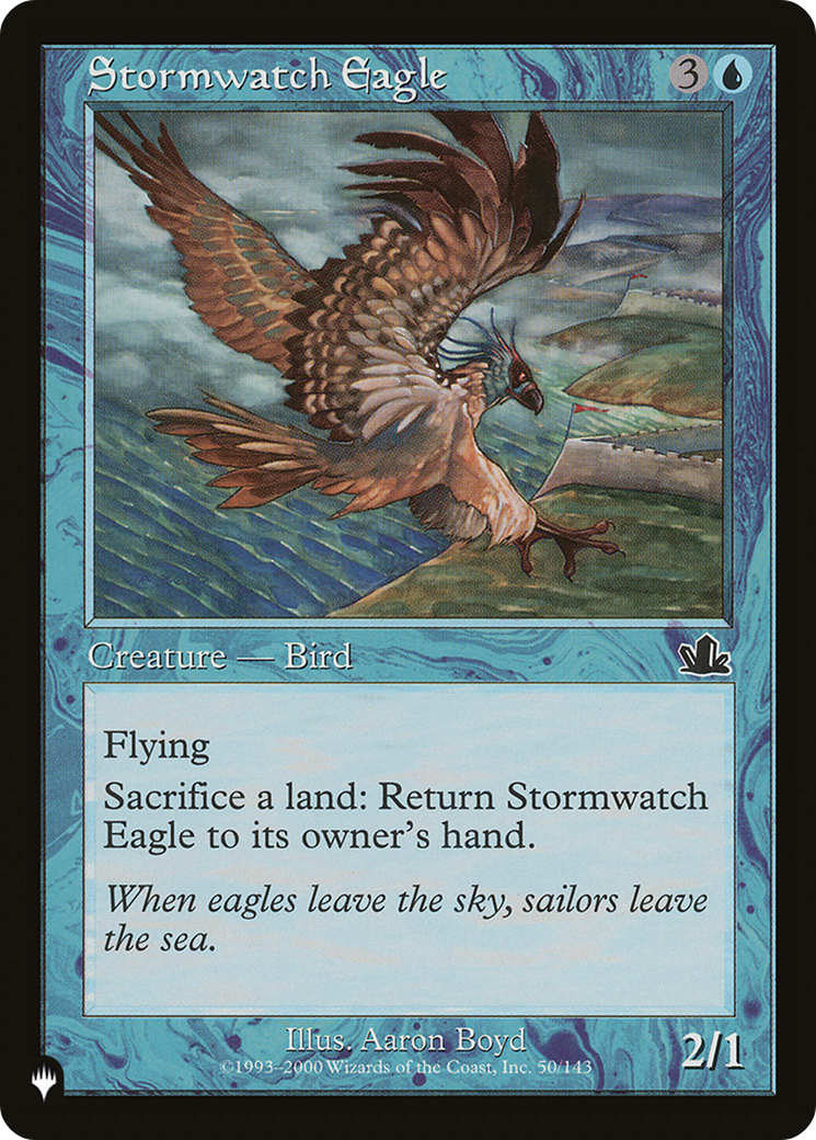 Stormwatch Eagle [The List] | Gate City Games LLC