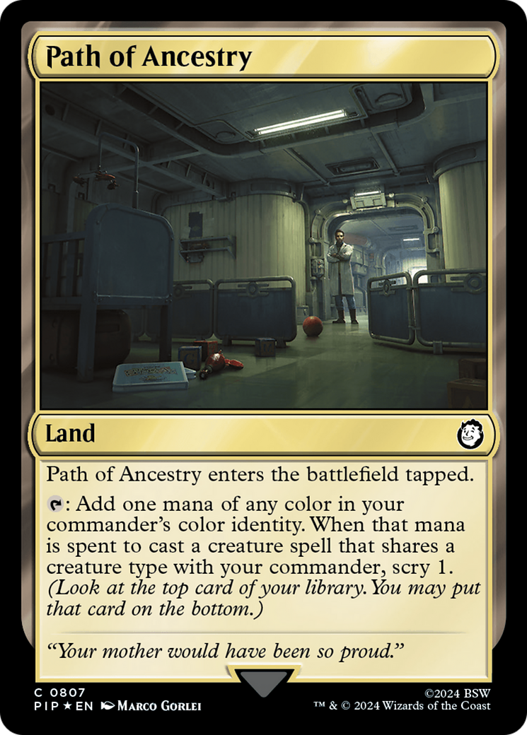 Path of Ancestry (Surge Foil) [Fallout] | Gate City Games LLC