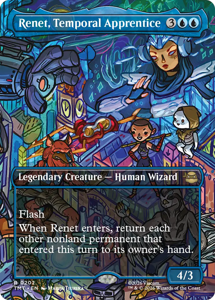 Renet, Temporal Apprentice (Borderless) [Teenage Mutant Ninja Turtles] | Gate City Games LLC