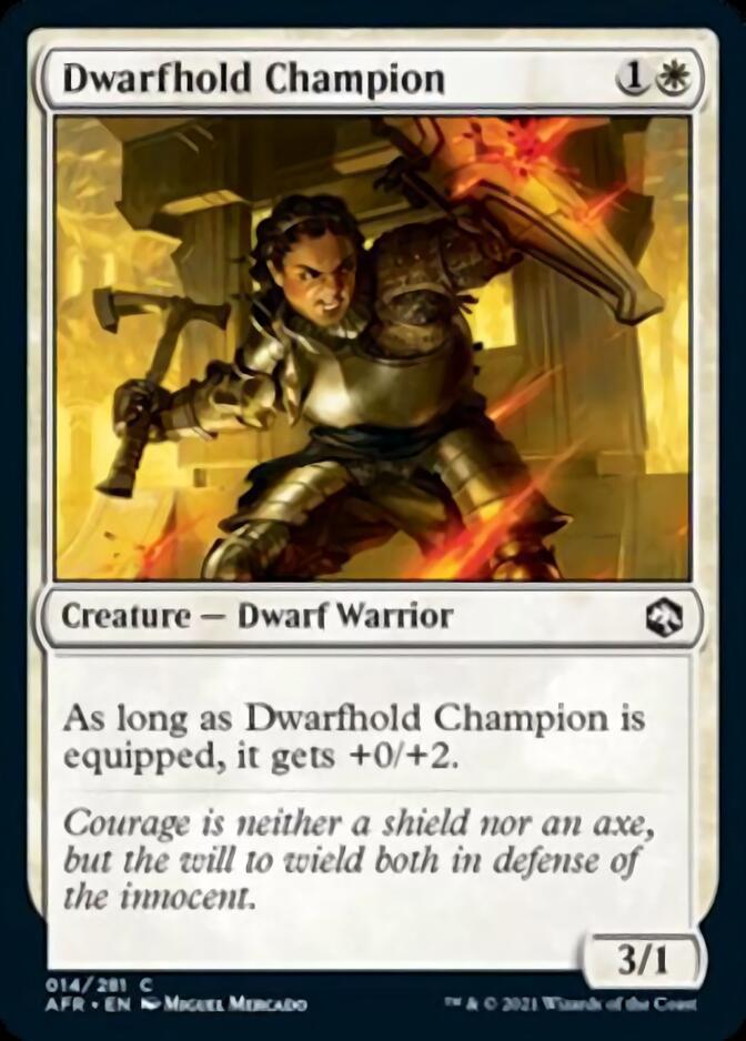 Dwarfhold Champion [Dungeons & Dragons: Adventures in the Forgotten Realms] | Gate City Games LLC