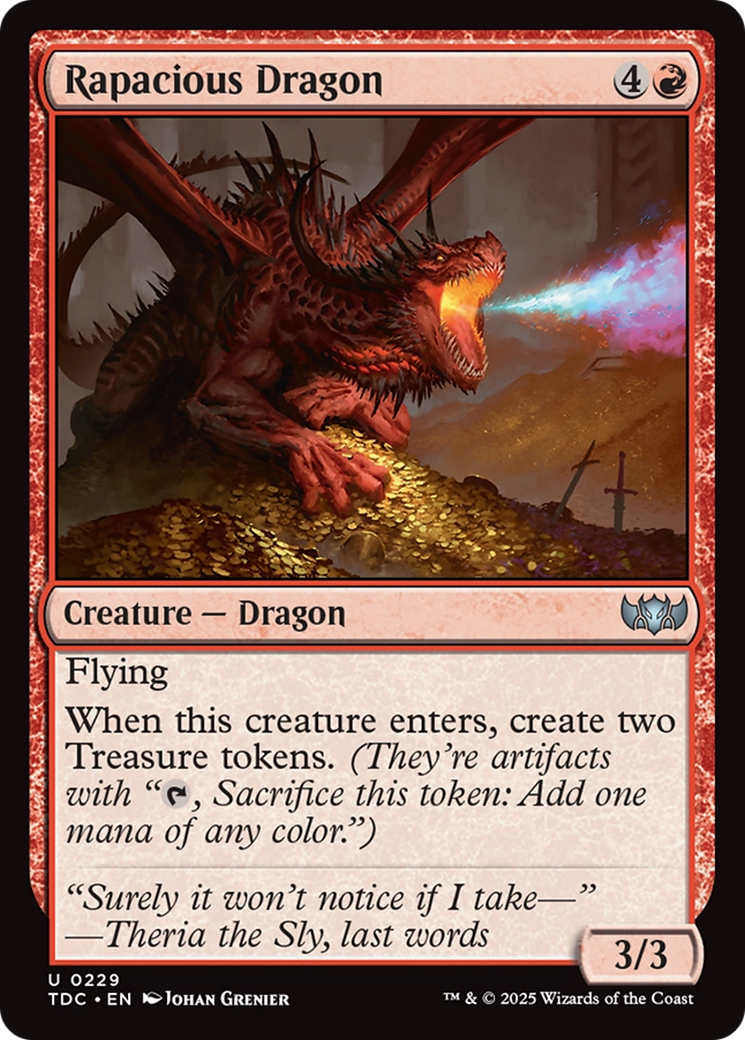 Rapacious Dragon [Tarkir: Dragonstorm Commander] | Gate City Games LLC