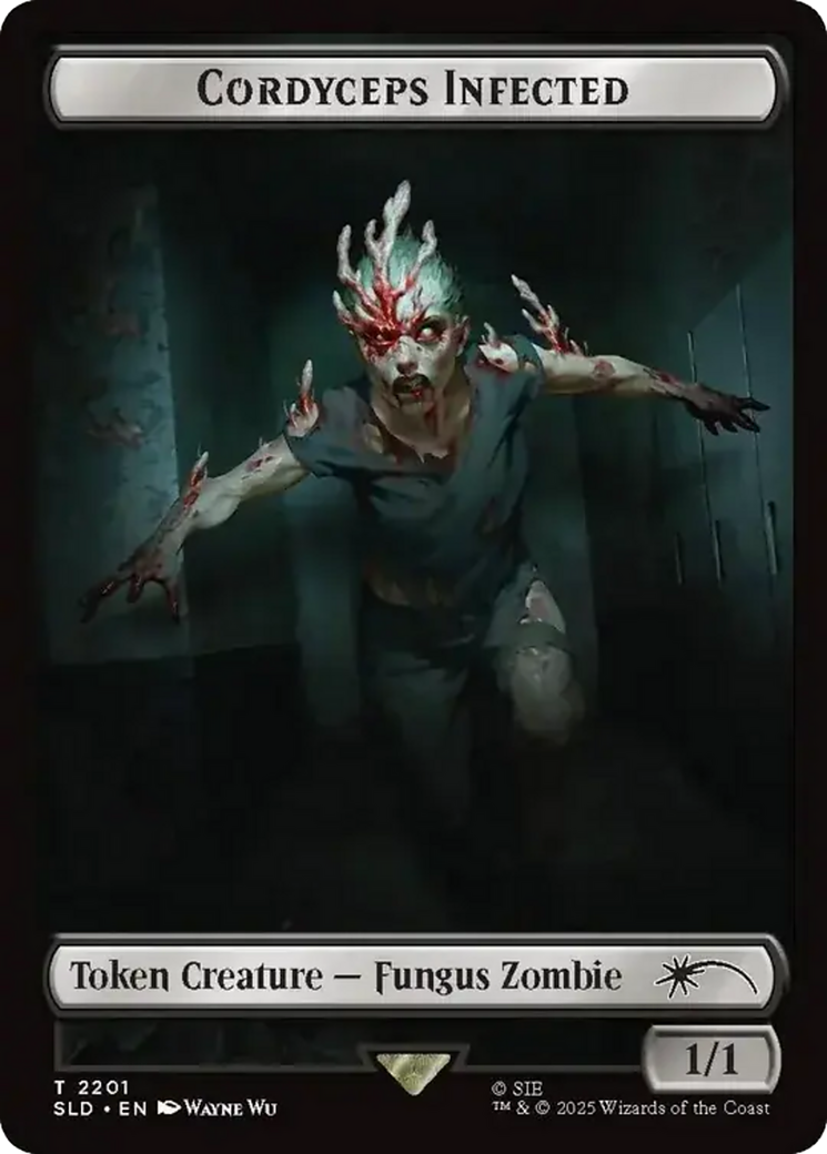 Cordyceps Infected Token (2201) [Secret Lair Drop Series] | Gate City Games LLC