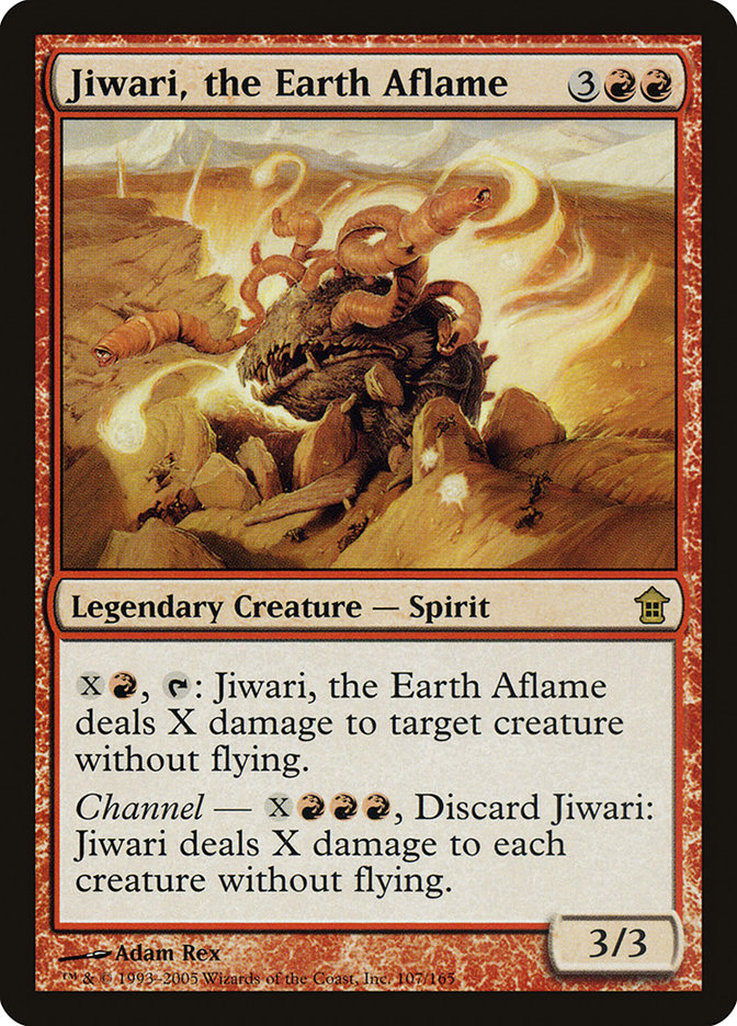 Jiwari, the Earth Aflame [Saviors of Kamigawa] | Gate City Games LLC