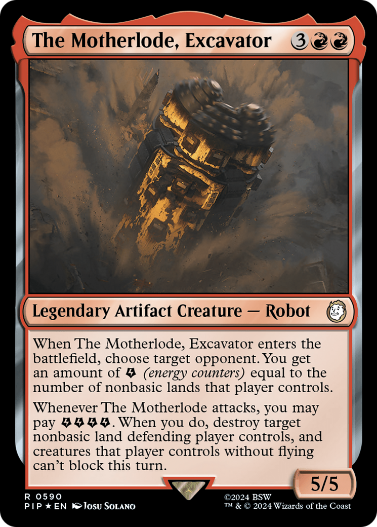 The Motherlode, Excavator (Surge Foil) [Fallout] | Gate City Games LLC