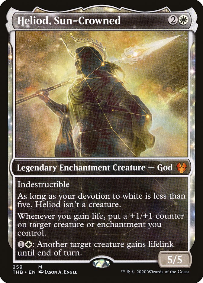Heliod, Sun-Crowned (Showcase) [Theros Beyond Death] | Gate City Games LLC