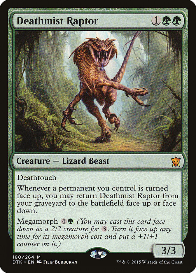 Deathmist Raptor [Dragons of Tarkir] | Gate City Games LLC