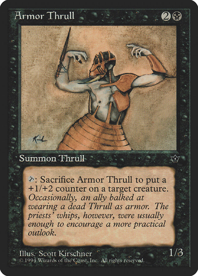 Armor Thrull (Scott Kirschner) [Fallen Empires] | Gate City Games LLC