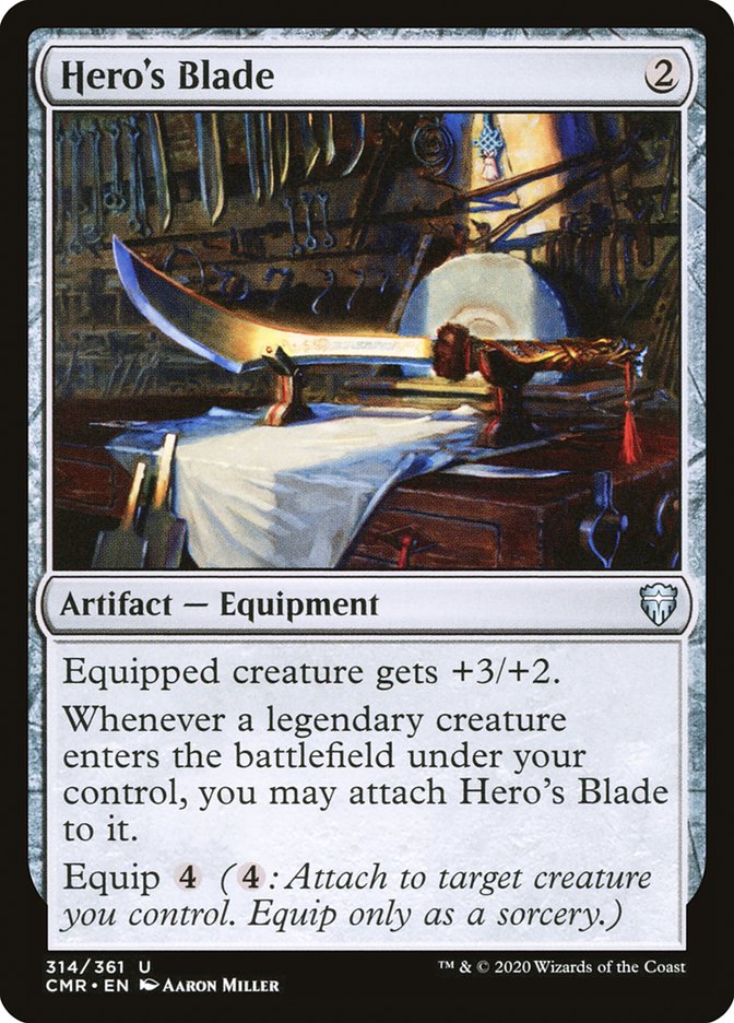 Hero's Blade (314) [Commander Legends] | Gate City Games LLC