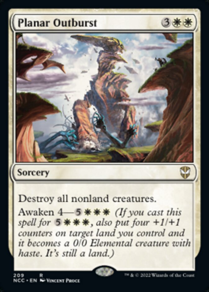 Planar Outburst [Streets of New Capenna Commander] | Gate City Games LLC