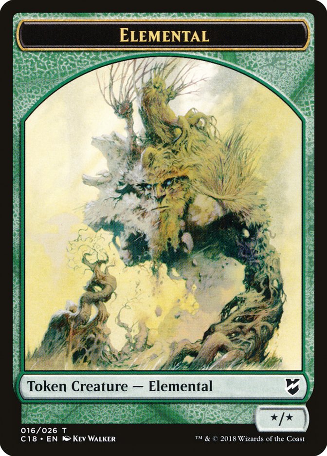 Elemental Token [Commander 2018 Tokens] | Gate City Games LLC