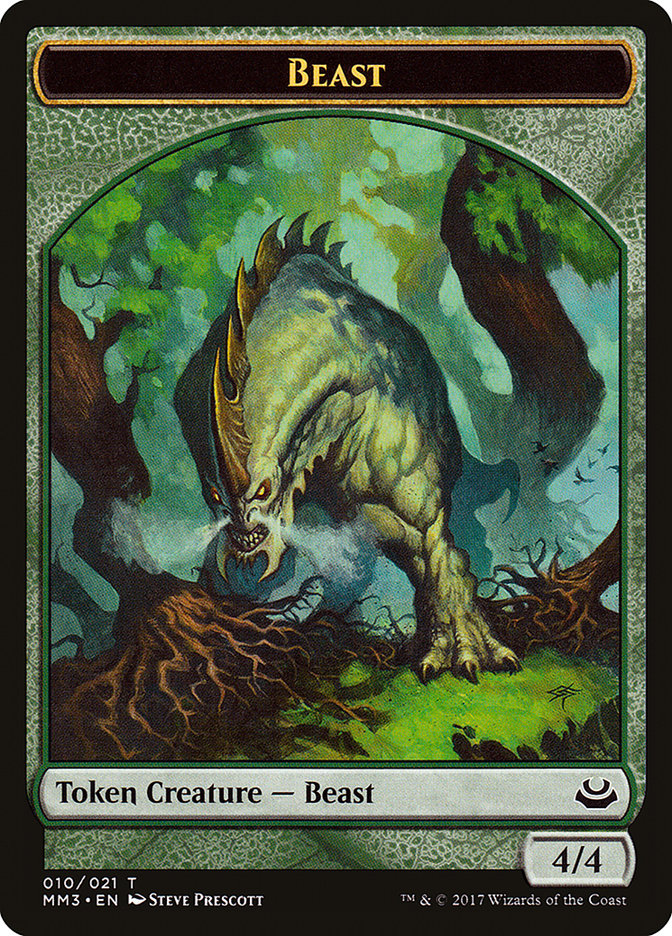 Beast Token (010/021) [Modern Masters 2017 Tokens] | Gate City Games LLC