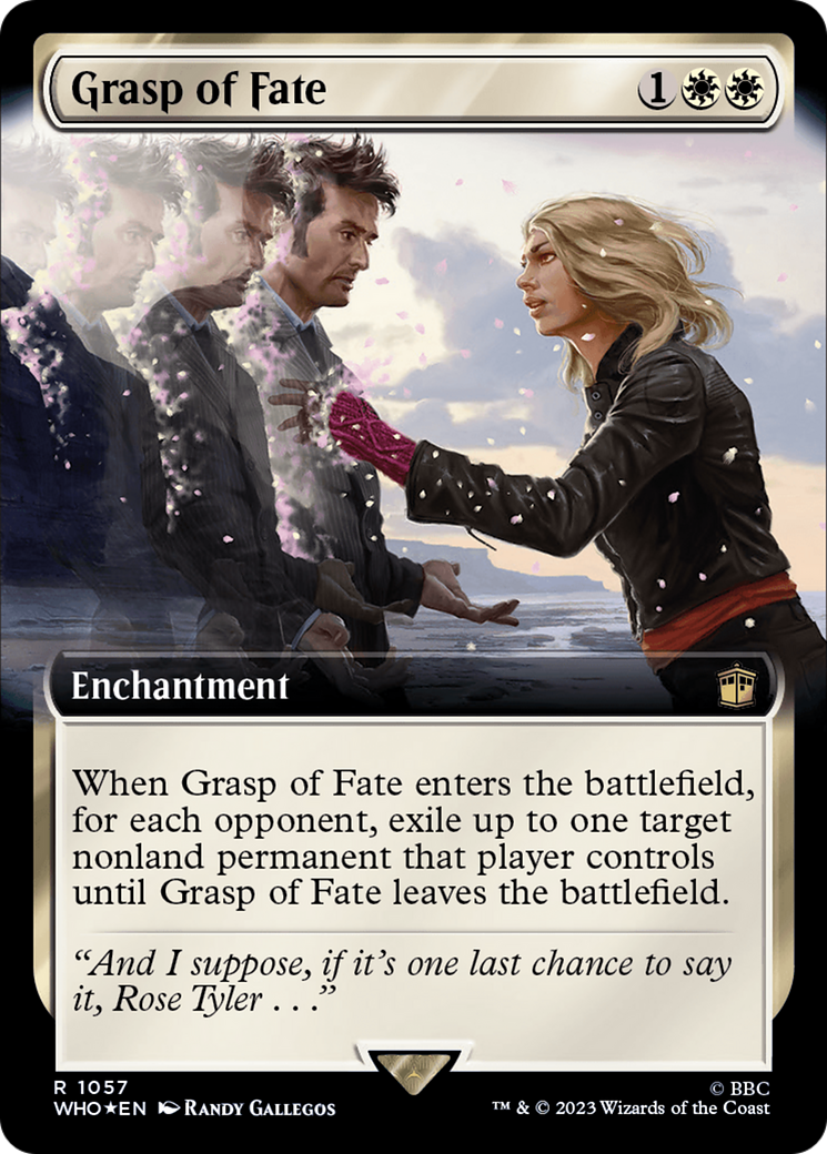 Grasp of Fate (Extended Art) (Surge Foil) [Doctor Who] | Gate City Games LLC